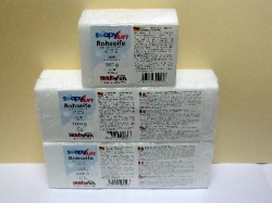 Glycerin Rohseife soapyfun, opak weiss, 2,5 Kilo, Blöcke